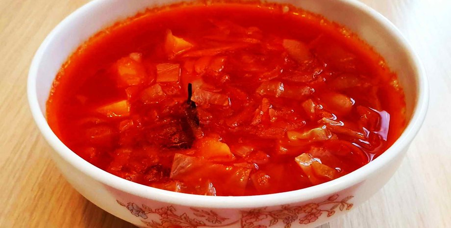 борщ по-черниговски, украинская кухня, кулинария