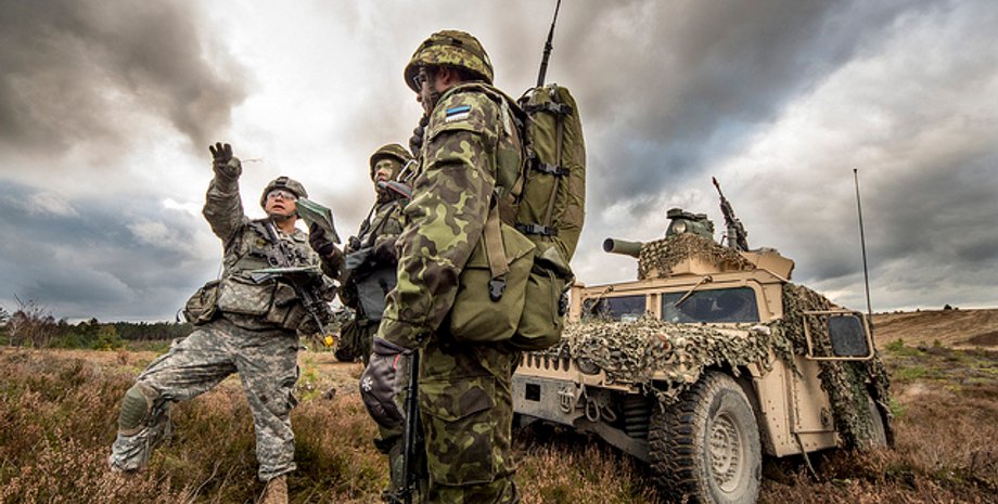 війська НАТО, солдати НАТО, солдати США, солдати Естонії, війська, піхота