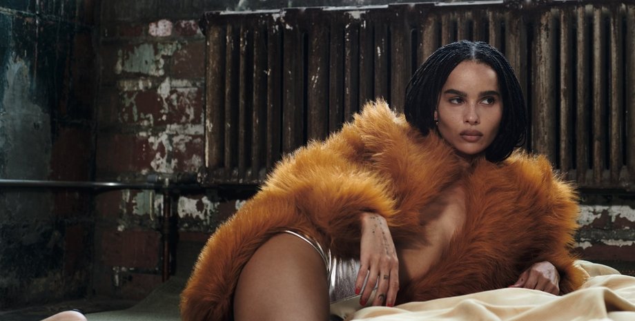 зои кравиц, откровенная фотосессия, зои кравиц топлесс, зои кравиц развод