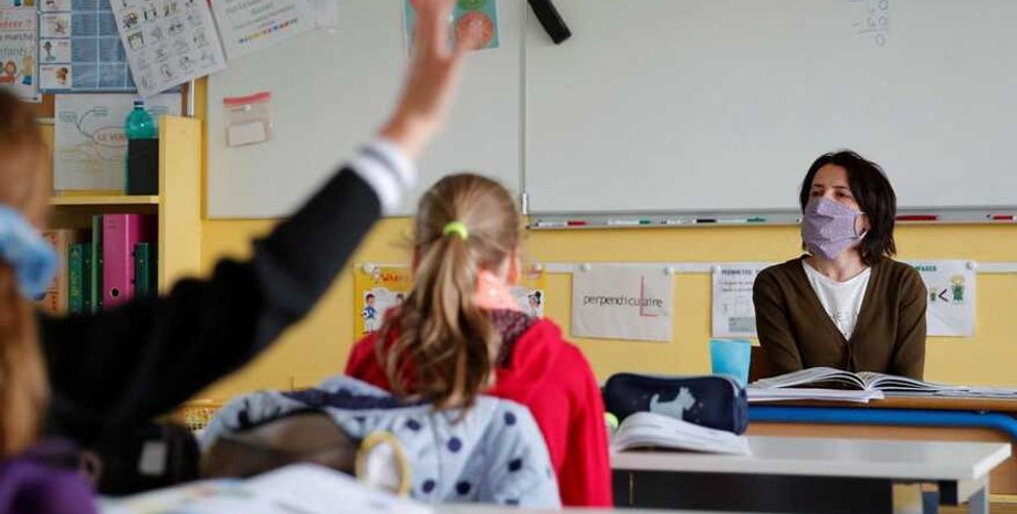 коронавирус, карантин, школа, ученики, обучение, киев, фото