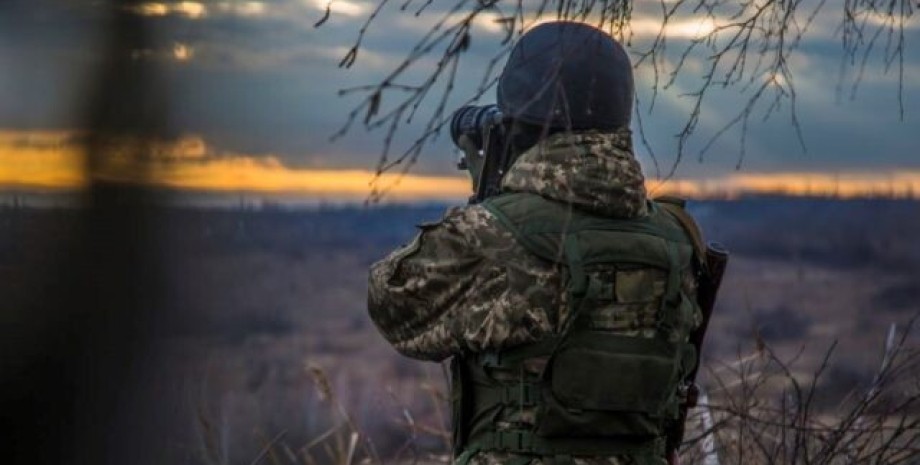 Украинский военный, ВСУ, Силы обороны, боец