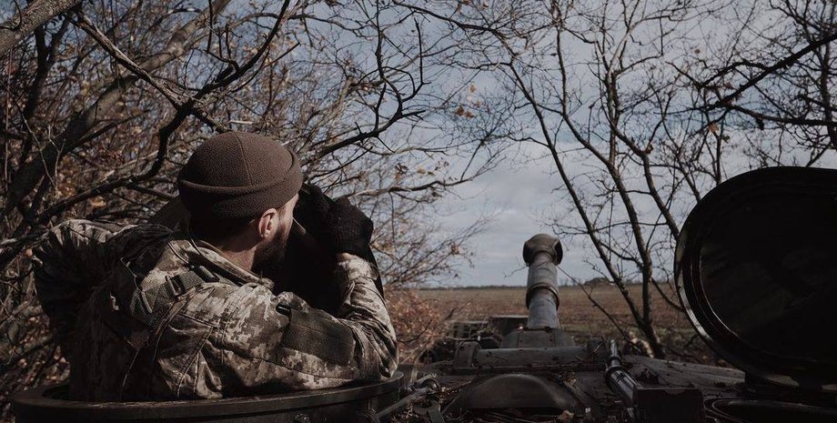 ВСУ, танк, война в Украине, Херсонская область, левый берег Днепра, фото