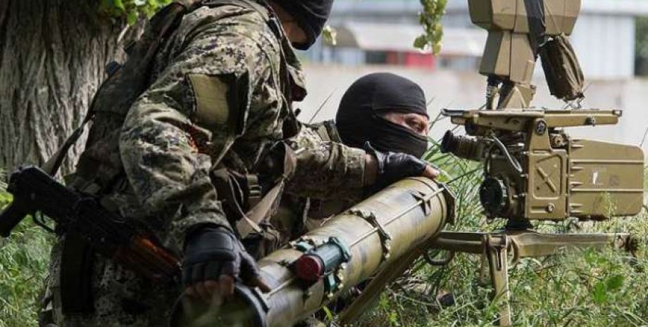 Боевики в Донбассе / Фото: uapress.info