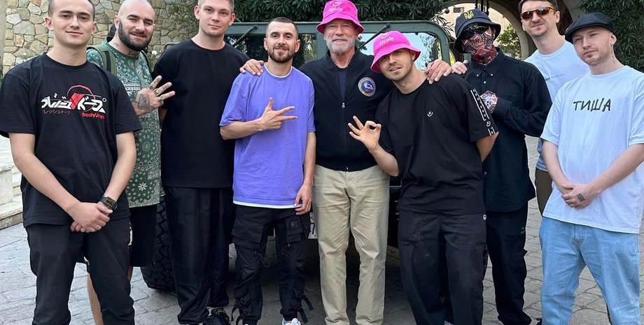 Kalush Orchestra и Арнольд Шварценеггер, Kalush Orchestra и Арнольд Шварценеггер клип, щедрый вечер, новая песня калуша