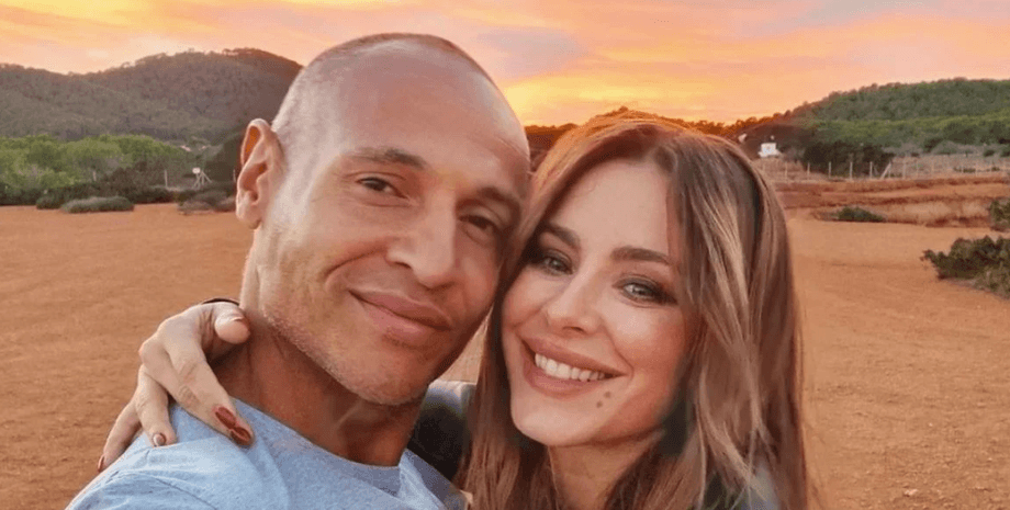 Ани Лорак, певица со своим мужем