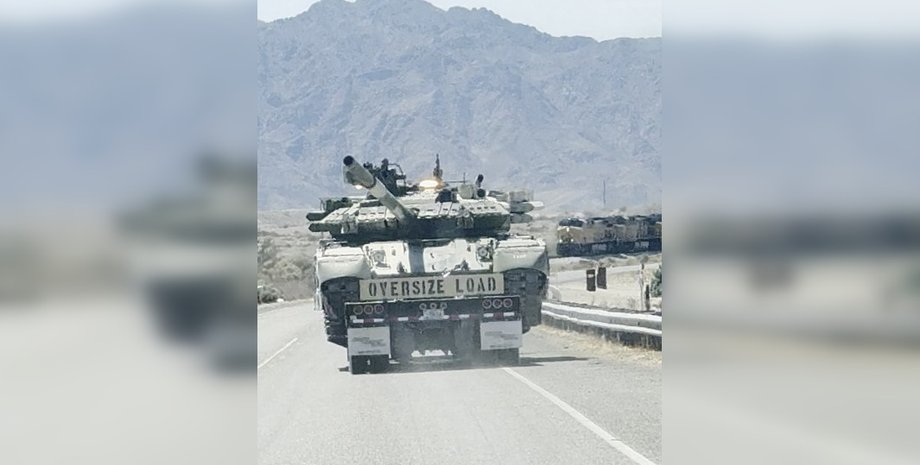 Танк Т-84, украинский танк Танк Т-84, Т-84 в США, Танк Т-84 на полигоне в США, Т-84 в Аризоне