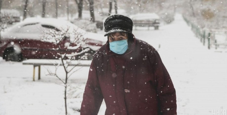 коронавирус, украина, статистика, 4 февраля, новые, заболевшие, фото, человек, снег