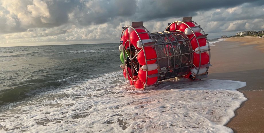 США, американец, самодельное судно, океан