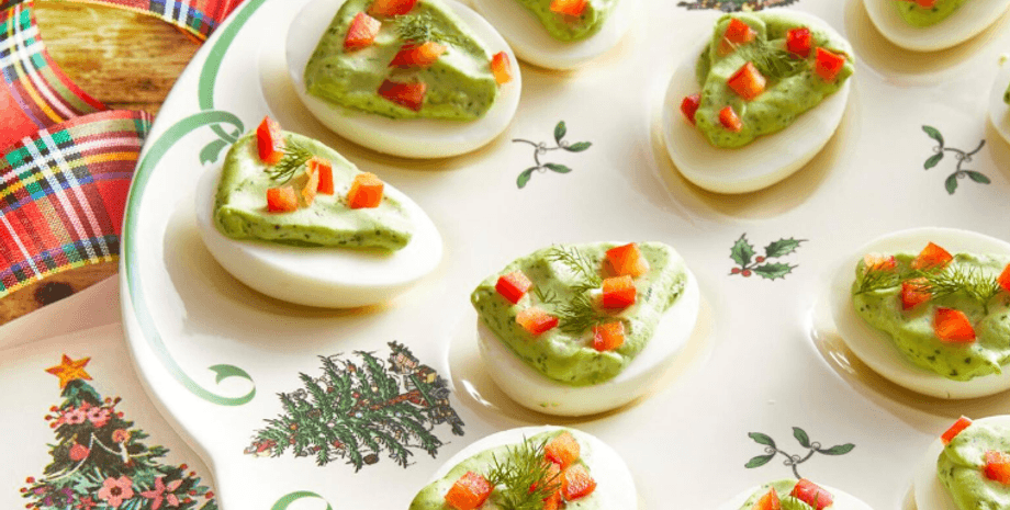 закуска, блюдо, фаршированные яйца, еда