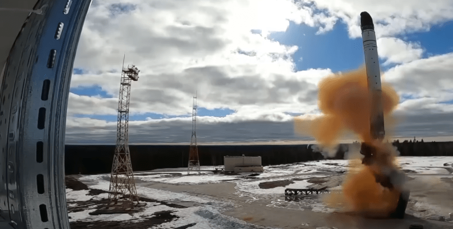 Запуск ракеты "Сармат" Сармат, ракета, РС-28, полигон