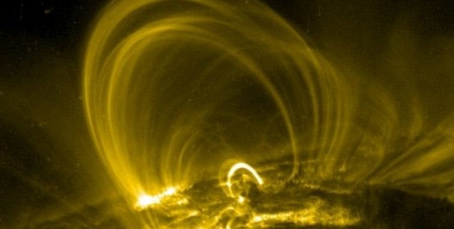 корональна петля Сонце плазма сонячний спалах корональна петля, Сонце, плазма, сонячний спалах