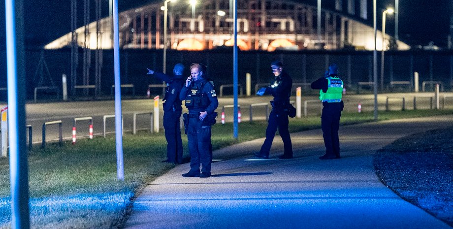 полиция Дании Налет неопознанных дронов вызвал переполох в Дании