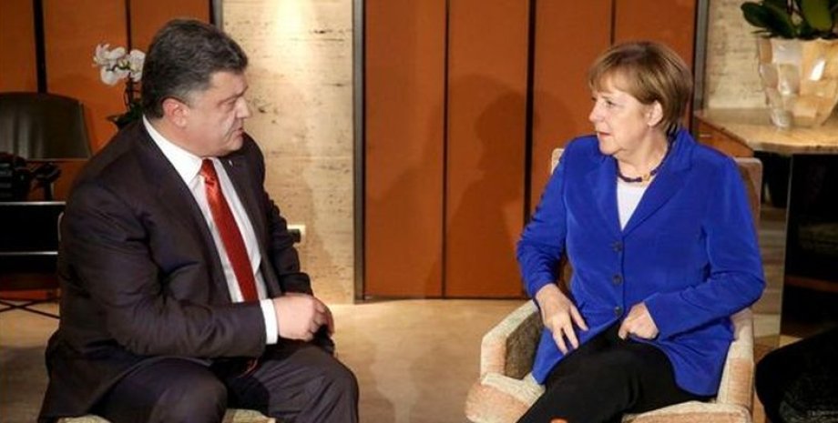 Ангела Меркель и Петр Порошенко / Фото: пресс-служба президента