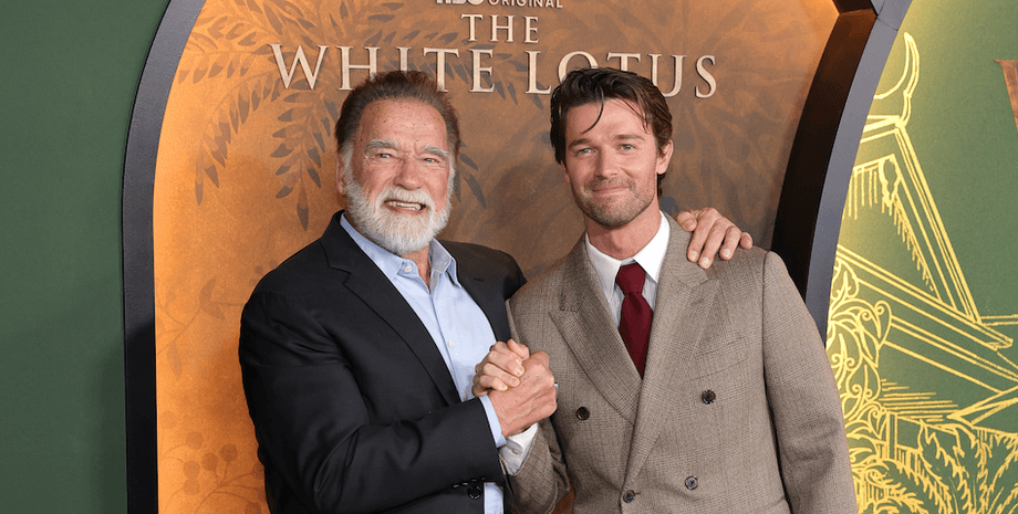 Арнольд Шварценеггер, сын арнольда шварценеггера, белый лотос 3 сезон, дети арнольда шварценеггера, патрик шварценеггер