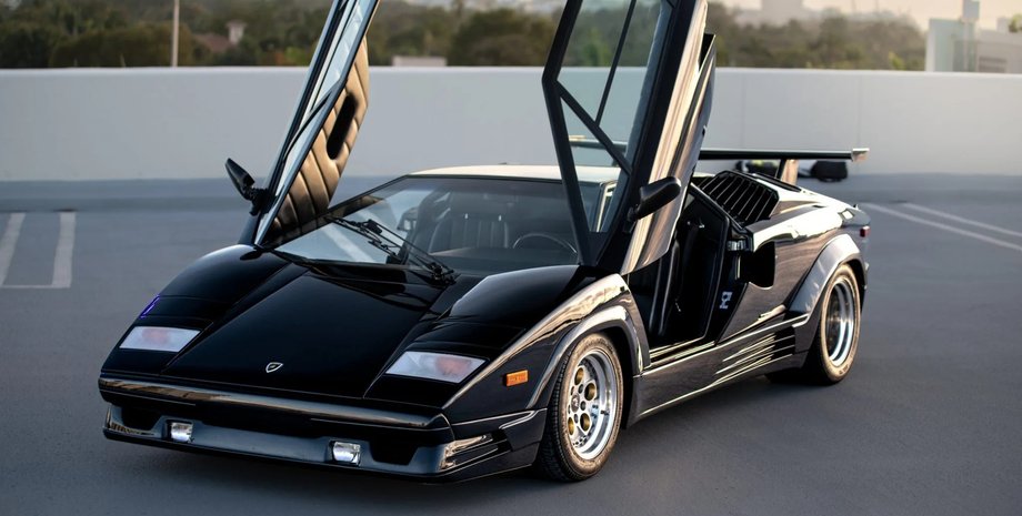 Lamborghini Countach 25th Anniversary, Lamborghini Countach, суперкар Lamborghini, авто Рода Стюарта, Род Стюарт