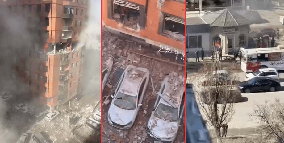 взрывы в Махачкале, взрыв в Махачкале, пожар в Махачкале, взрыв газа, пожар, взорвался газ, загорелся дом, горит дом, пожар в многоэтажке