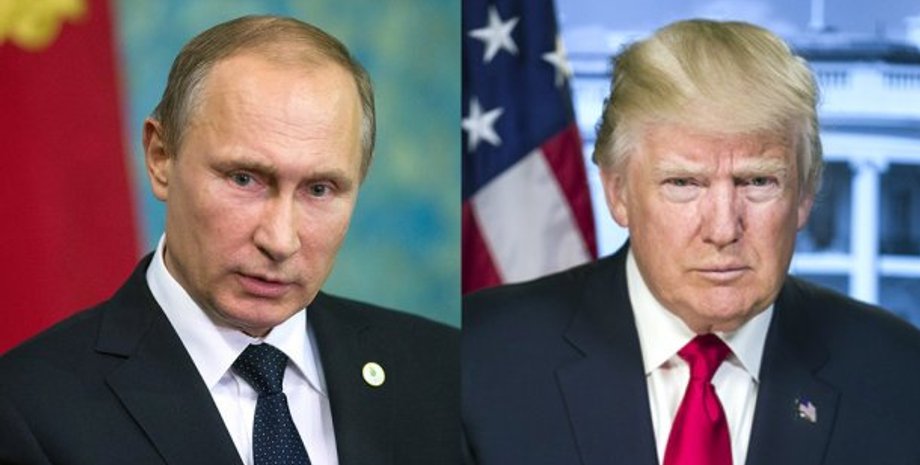 Дональд Трамп и Владимир Путин/Фото с сайта 24tv.ua