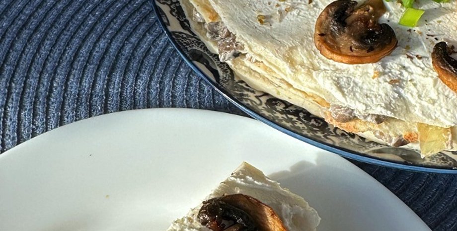 закусочный торт, соленый торт