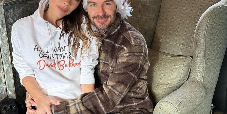 Виктория и Дэвид Бекхэмы, Виктория Бекхэм брови, Виктория Бекхэм косметика, жена Дэвида Бекхэма