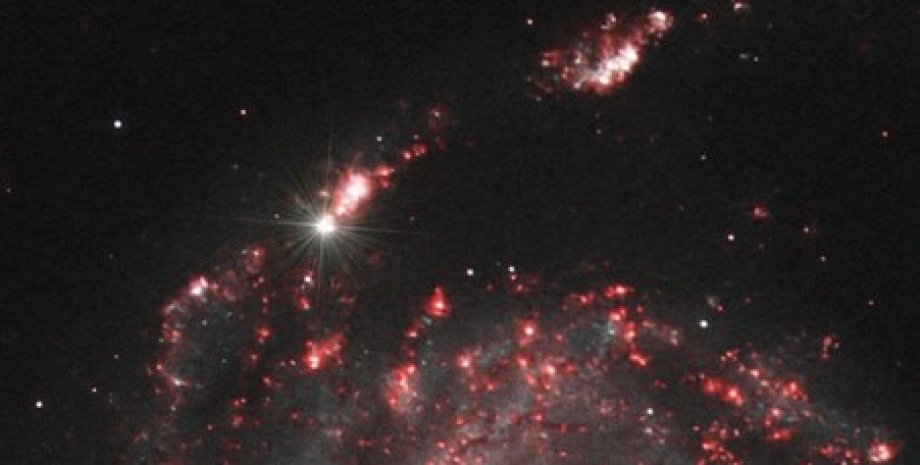 сверхновая, галактика Вертушка