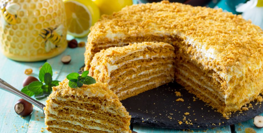 Медовик, торт медовик, медовик рецепт, як приготувати медовик