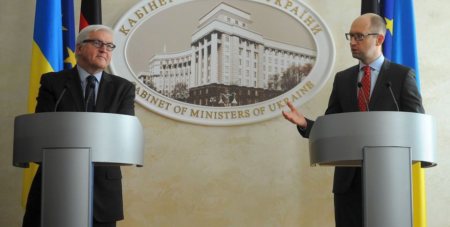 Яценюк и Штайнмайер / Фото: facebook.com/yatsenyuk.arseniy