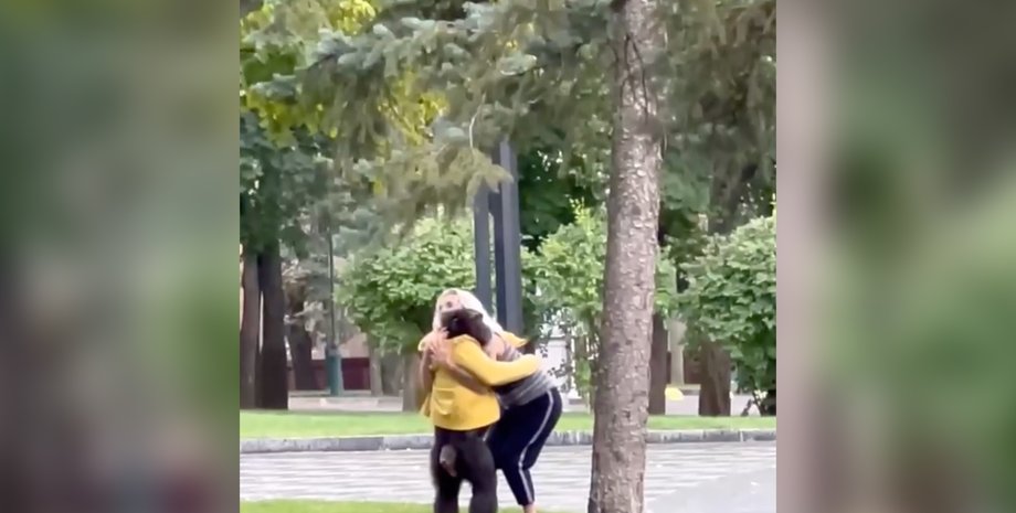 Шимпанзе в центре Харькова, шимпанзе харьков, обезьяна харьков, обезьяна в харькове, обезьяна сбежала из зоопарка