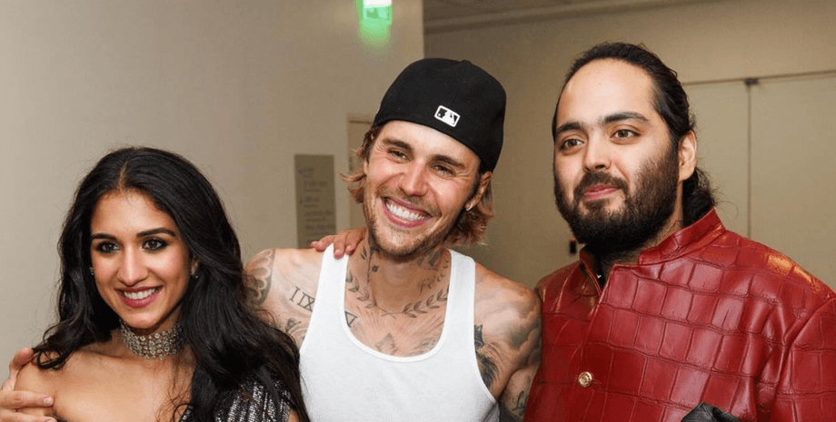 джастин бибер, свадьба амбани, индийские миллиардеры, радика мерчант, анант амбани, свадьба индийских миллиардеров