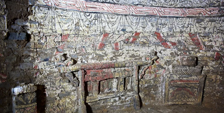 Китай, археология, древние гробницы, династия Юань, раскопки, провинция Шаньдун, кирпичные фрески, культурные артефакты, Кублай Хан, исследования, захоронения, гробница, история, прошлое, история Китая, археологи, Чингисхан