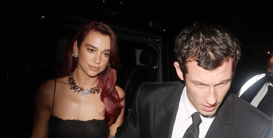 Дуа Липа и Каллум Тернер, новый бойфренд дуа липы, бафта 2024, каллум тернер кто это, вечеринка в лондоне