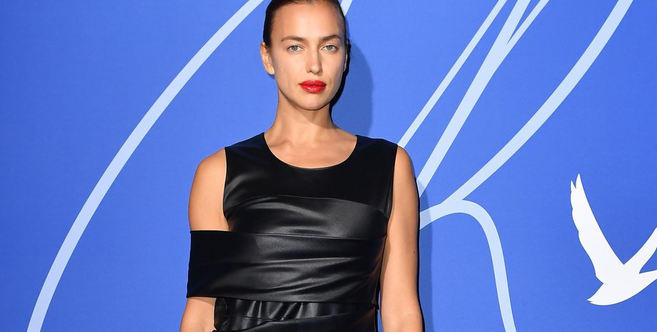 Ирина Шейк, модель, черное платье