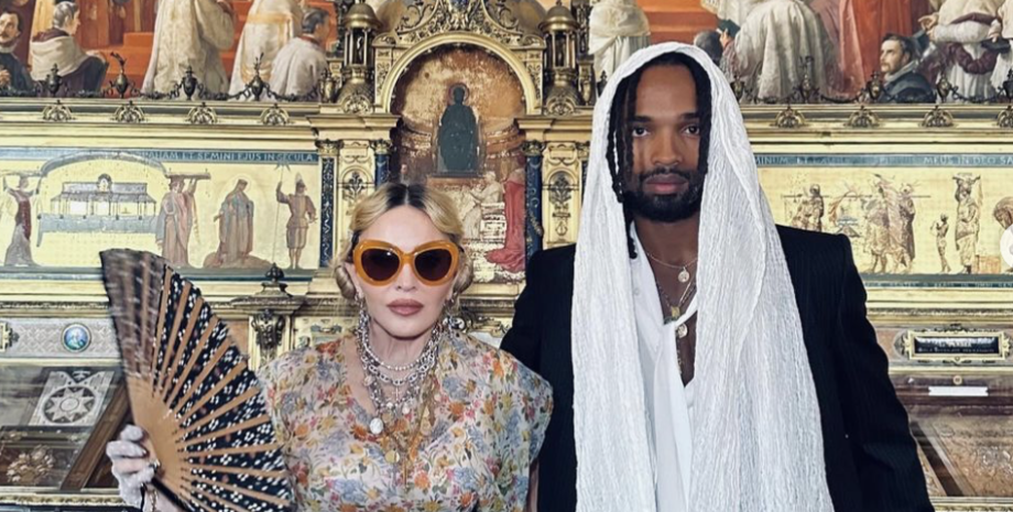 Мадонна з бойфрендом Акімом Моррісом мадонна, мадонна бойфренд, акім морріс, день народження мадонни, рим, італія, діти мадонни, мадонна особисте життя