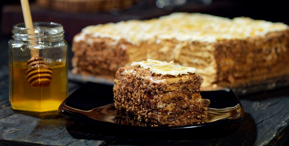 Медовик, торт медовик, рецепт торта медовик, простой медовик, как приготовить медовик