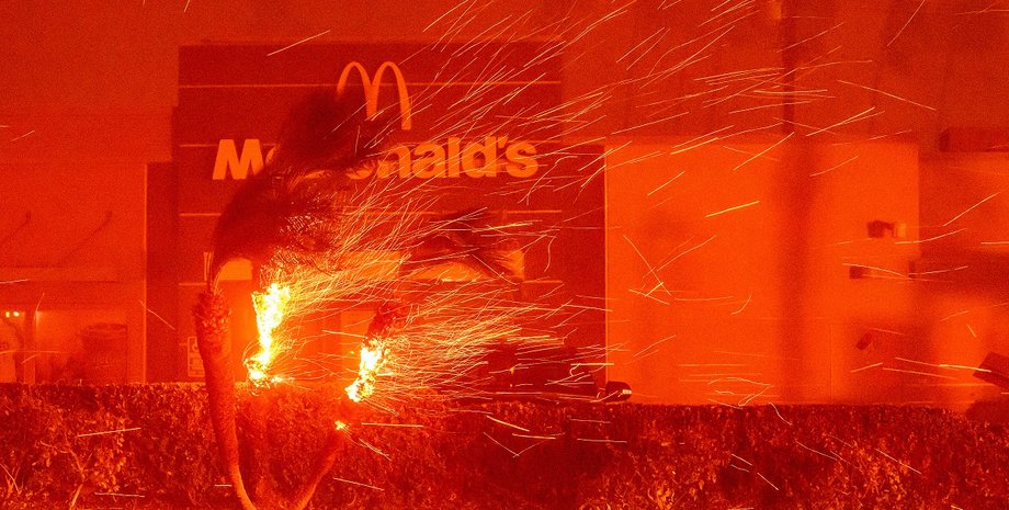 пожар, пожар в лос-анджелесе, пожар в калифорнии, калифорния пожар