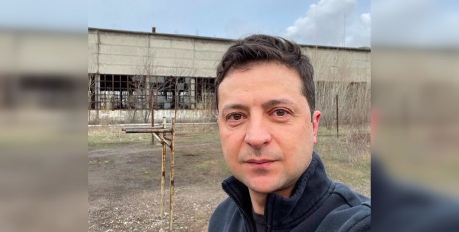 Владимир Зеленский, президент Украины, поездка на Донбасс, обострение на Донбассе