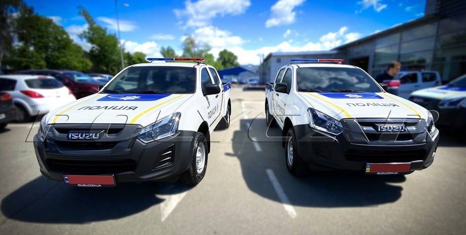 Пикапы Isuzu D-Max Национальная полиция Украины