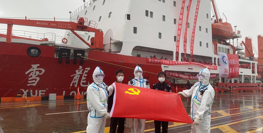 китай антарктида, экспедиция, антарктида, китай