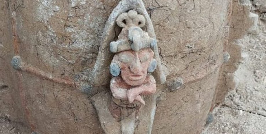 мая, потяг мая, Мексика, INAH, орнамент, історія, символ, війна, сова, урна, фігурка, кукурудза, бог, релігія, ритуал, горщик, артефакт, знахідка, археологи, археологія, посудина, вірування