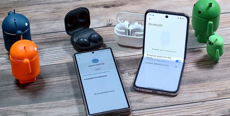 Смартфони Android і навушники з Bluetooth LE Audio