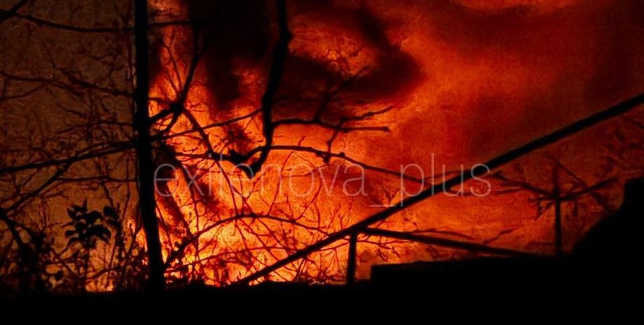 атака на Мелітополь 14 квітня пожежа Мелітополь