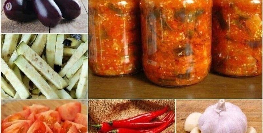 баклажаны по-грузински, консервация, баклажаны рецепт
