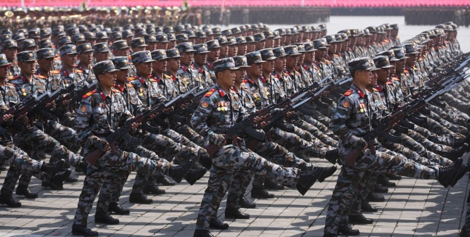 военные армии КНДР, солдаты армии КНДР, солдаты Северная Корея