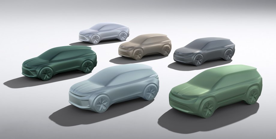 электромобили Шкода, электромобиль Skoda, кроссоверы Skoda, электрокроссовер Skoda