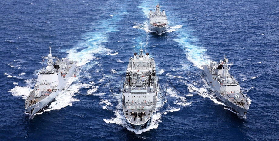 корабли НОАК, ВМС Китая, военый флот Китая, флот НОАК, корабли НОАК