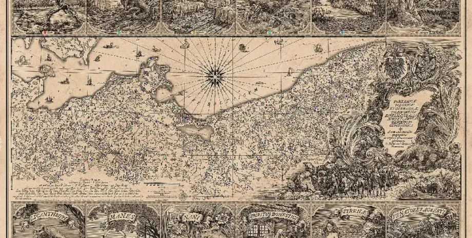 карта, мифы, легенды, монстры, фольклор, ученые, памятник, культура, история, исследования