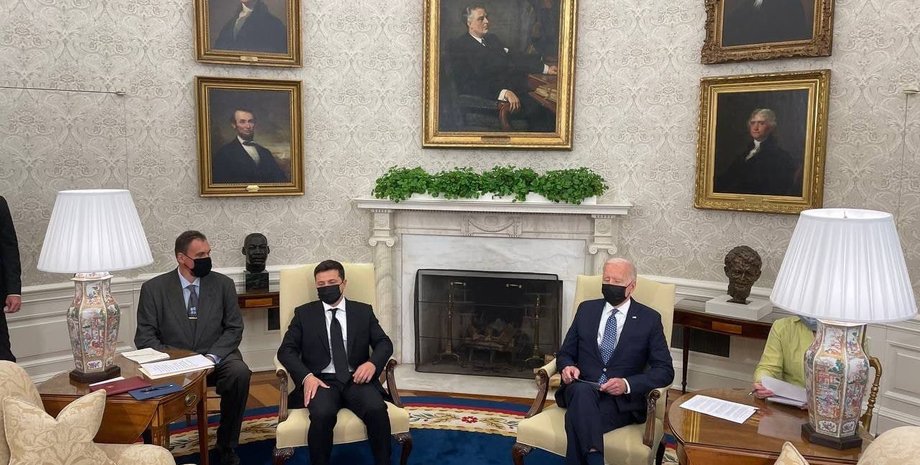 В Белом доме началась встреча Зеленского и Байдена