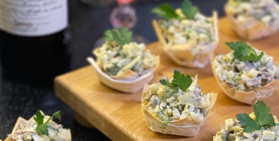 салат із серцями