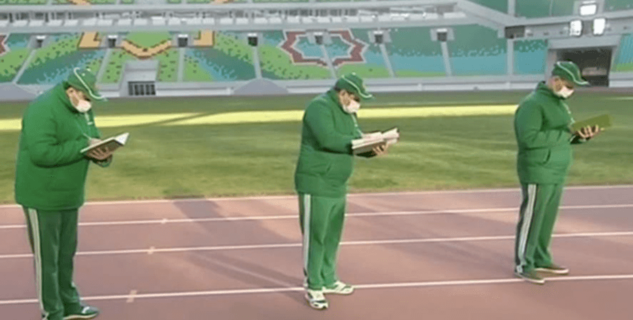 Гурбангули Бердимухамедов, Туркменістан, Стадіон, Записи, Блокнот, Змагання