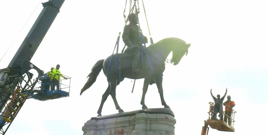 снос памятника роберта ли