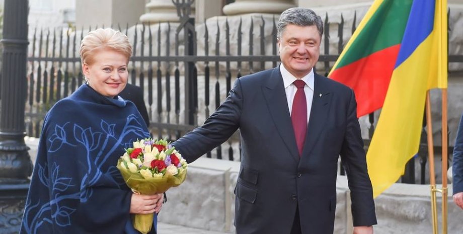 Петр Порошенко и Даля Грибаускайте / Фото: Facebook.com/D.Grybauskaite